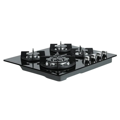 Devanti Gas Cooktop 60cm 4 Burner Black - Mekamart Australia