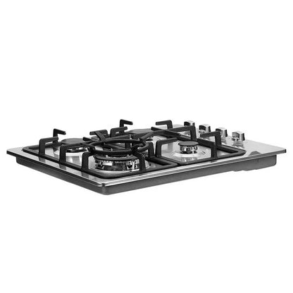 Devanti Gas Cooktop 60cm Stove Hob Silvir - Mekamart Australia