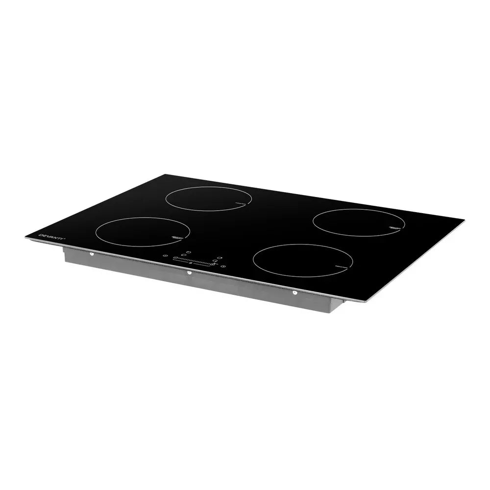 Devanti Electric Induction Cooktop 70cm Ceramic 4 Zones Stove Cook Top Hot Plate 7000W - Mekamart Australia