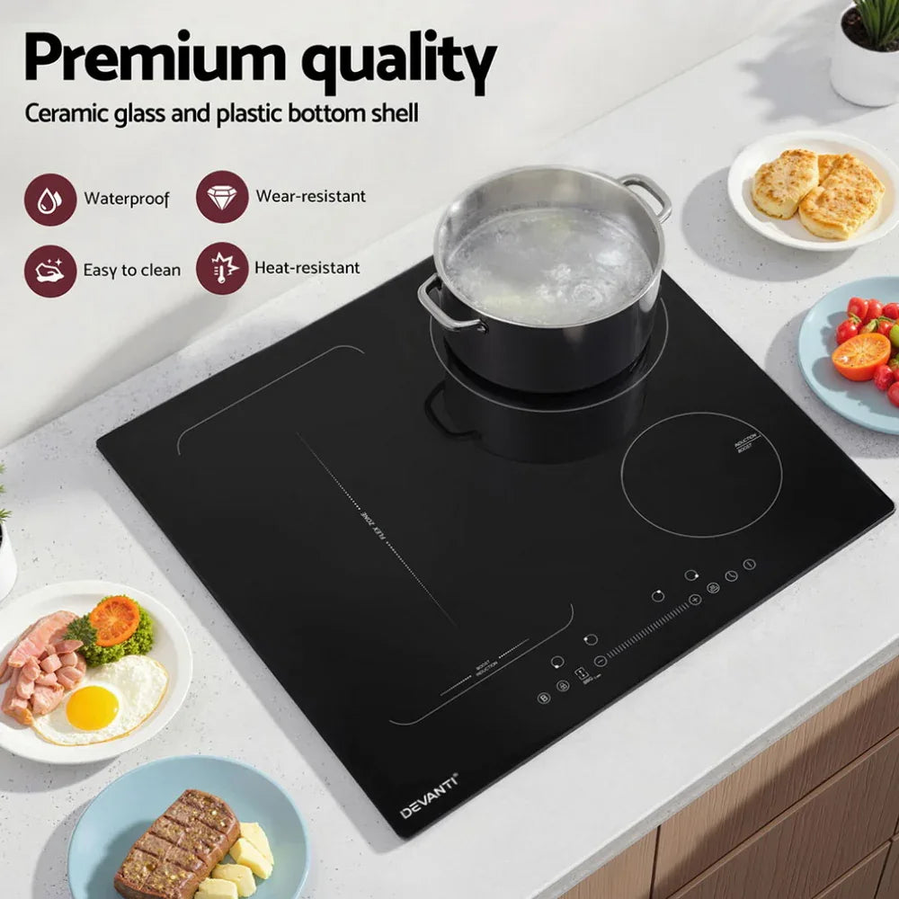 Devanti Induction Cooktop 60cm Electric Cooker - Mekamart Australia