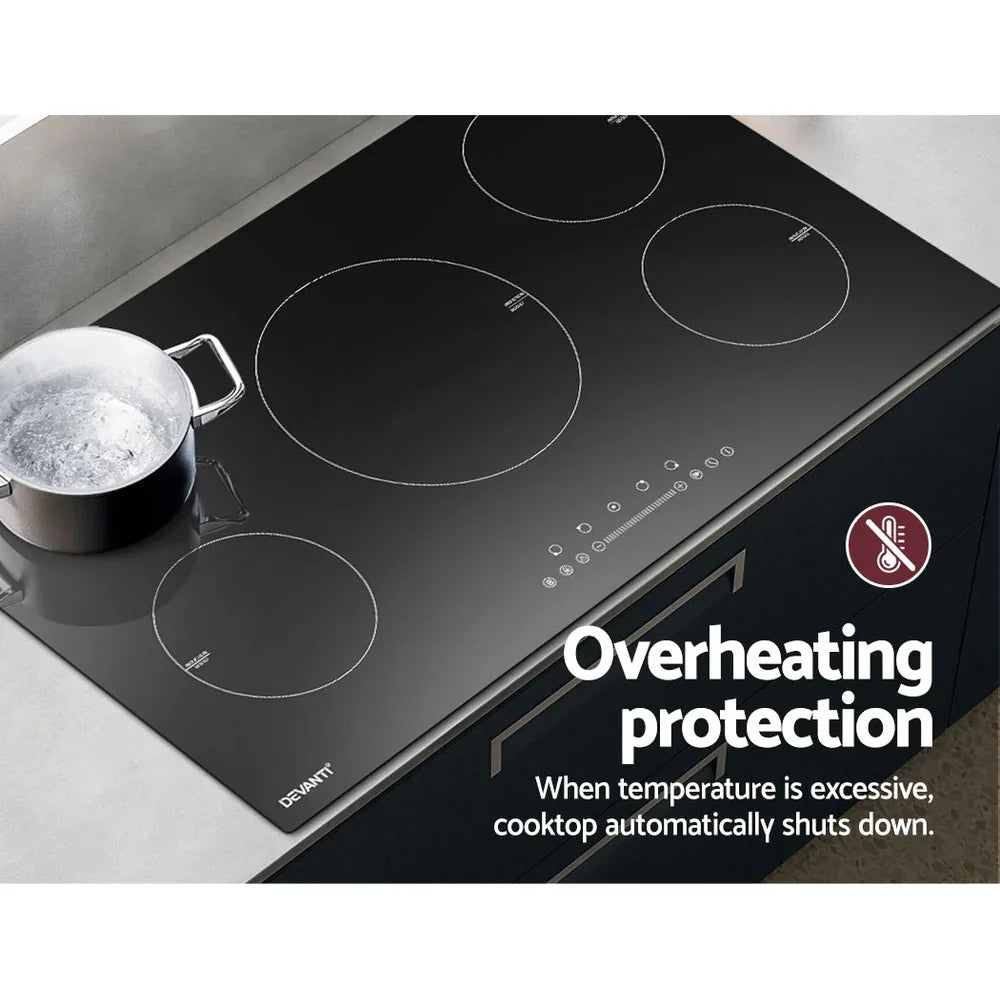 Devanti Induction Cooktop 90cm Electric Cooker - Mekamart Australia