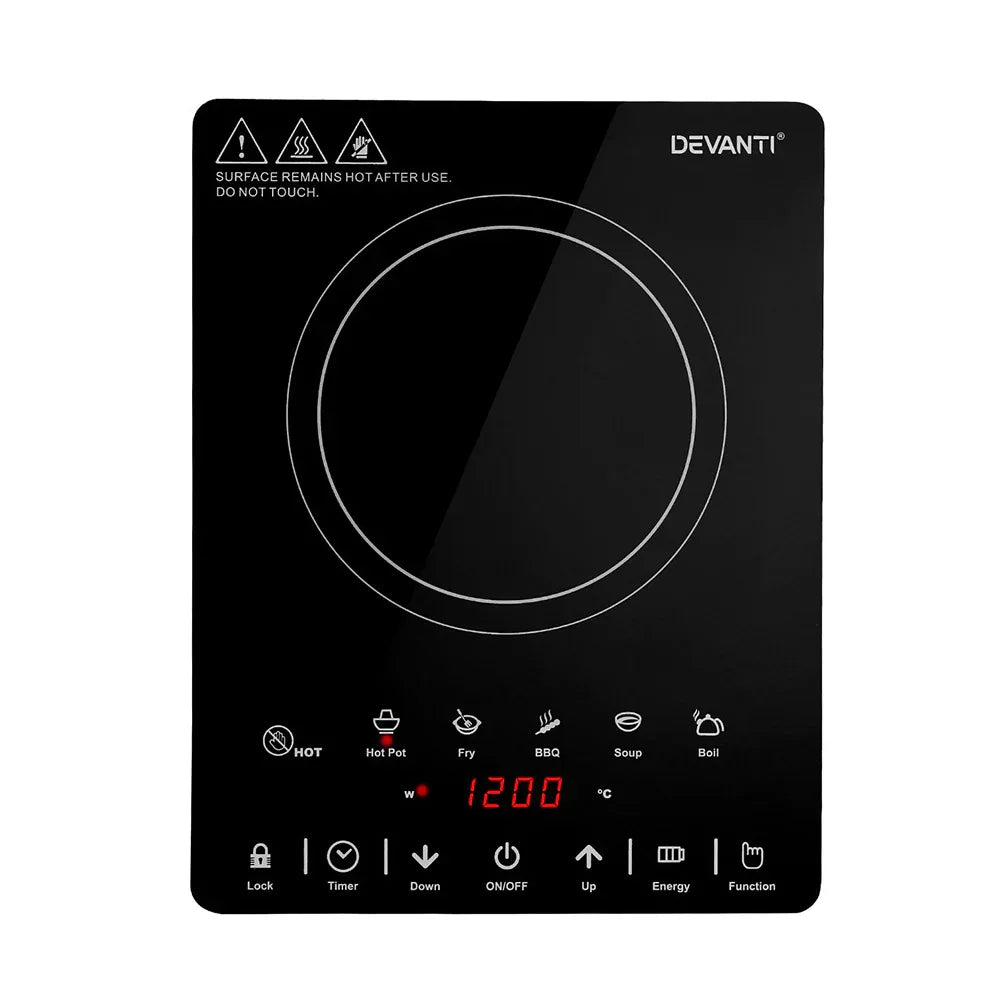 Devanti Electric Ceramic Cooktop 30cm - Mekamart Australia