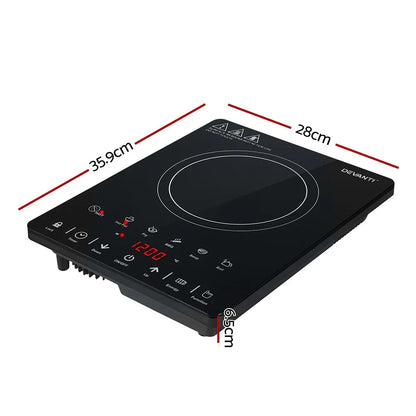 Devanti Electric Ceramic Cooktop 30cm - Mekamart Australia