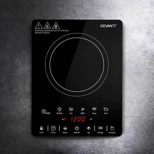 Devanti Electric Ceramic Cooktop 30cm - Mekamart Australia