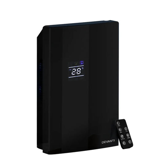 Devanti Dehumidifier 2L Air Purifier Black - Mekamart Australia