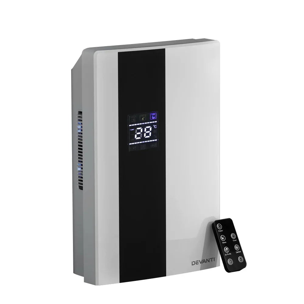 Devanti Dehumidifier 2L Air Purifier White - Mekamart Australia