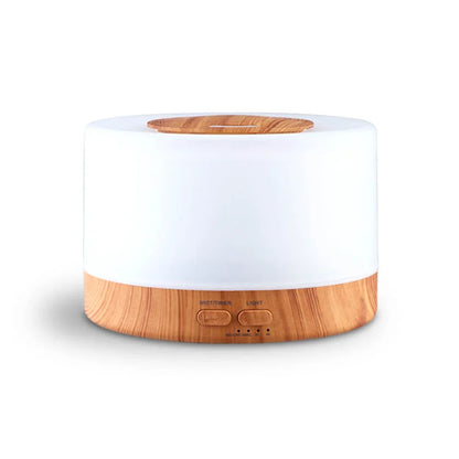 Devanti Aroma Diffuser Aromatherapy Light Wood 500ml - Mekamart Australia