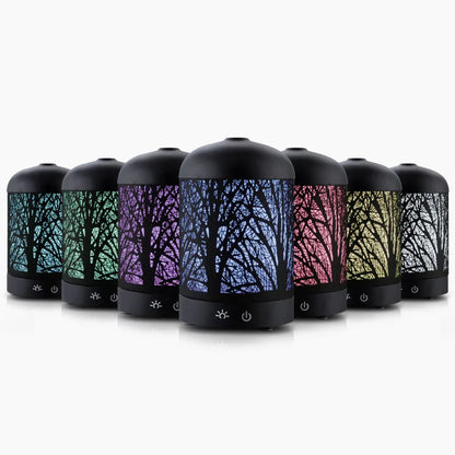 Devanti Aroma Diffuser Aromatherapy Black 160ml - Mekamart Australia