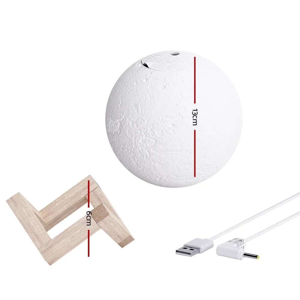 Devanti Aroma Diffuser Aromatherapy Moon Lamp 880ml - Mekamart Australia