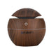 Devanti Aroma Diffuser Aromatherapy Dark Wood 130ml - Mekamart Australia