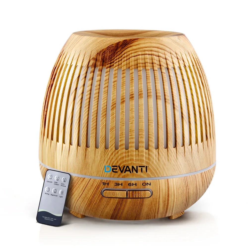 Devanti Aroma Diffuser Aromatherapy Humidifier 400ml - Mekamart Australia