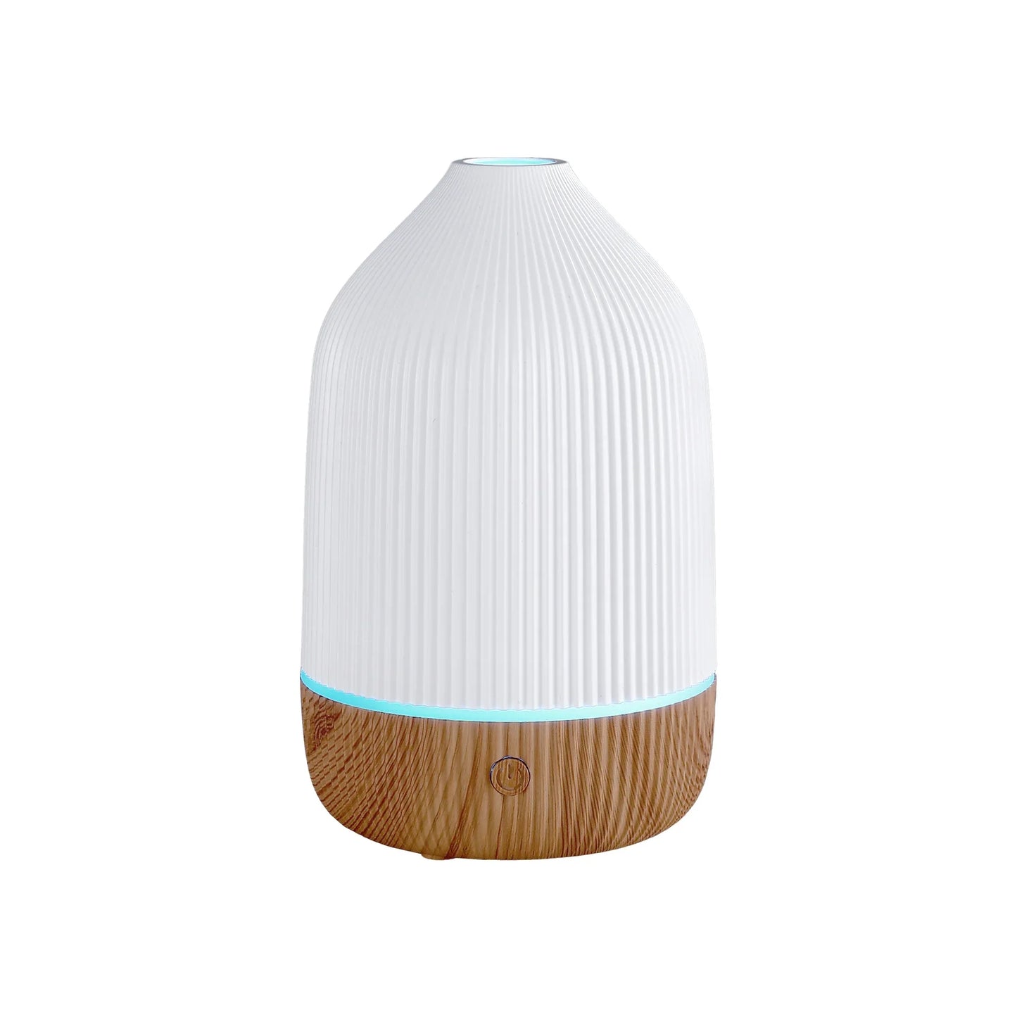 Devanti Ultrasonic Aroma Diffuser Aromatherapy 100ml LED Lights Iron Humidifier Forest - Mekamart Australia