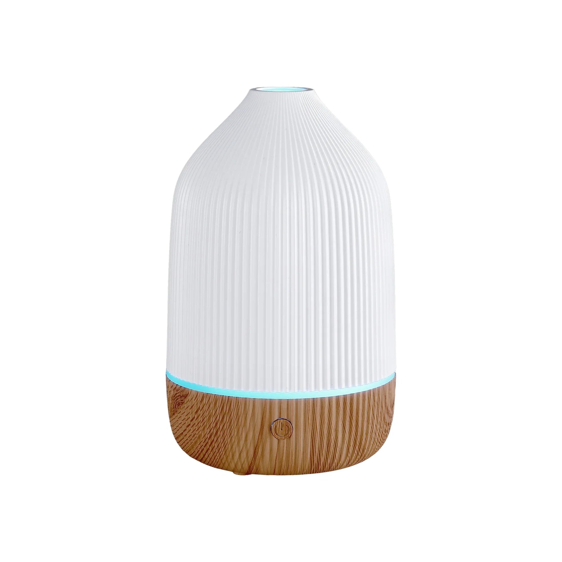 Devanti Ultrasonic Aroma Diffuser Aromatherapy 100ml LED Lights Iron Humidifier Forest - Mekamart Australia