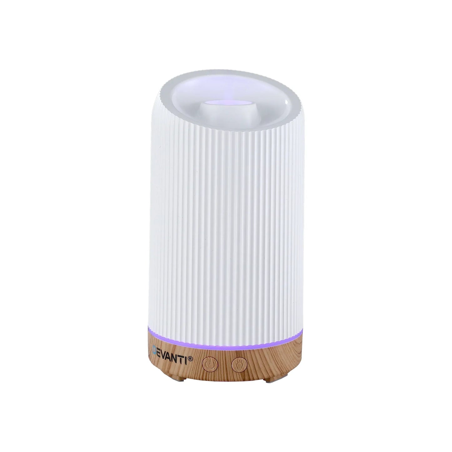 Devanti Ultrasonic Aroma Diffuser Aromatherapy 200ml LED Lights Iron Humidifier Forest - Mekamart Australia