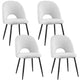 1 Set of 4 Artiss Dining Chair Boucle Sherpa - Mekamart Australia