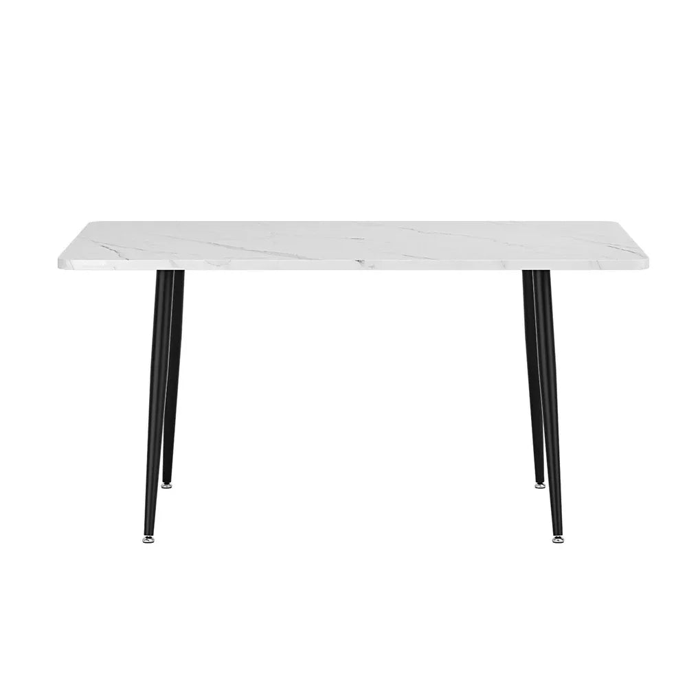 1.5M Artiss Dining Table Marble Effect - Mekamart Australia