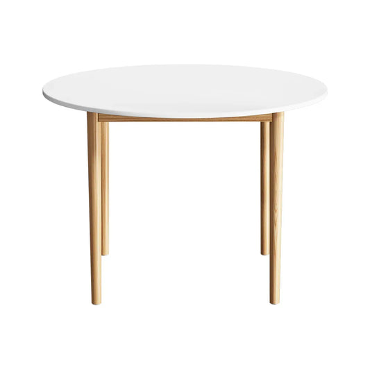 Artiss Dining Table Round White 108CM Diameter Demi - Mekamart Australia