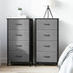 Artiss Set of 2 Chest of 4 Drawers Storage Dresser Tallboy Grey - Mekamart Australia