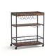 Artiss Kitchen Island Rolling Serving Cart - Mekamart Australia