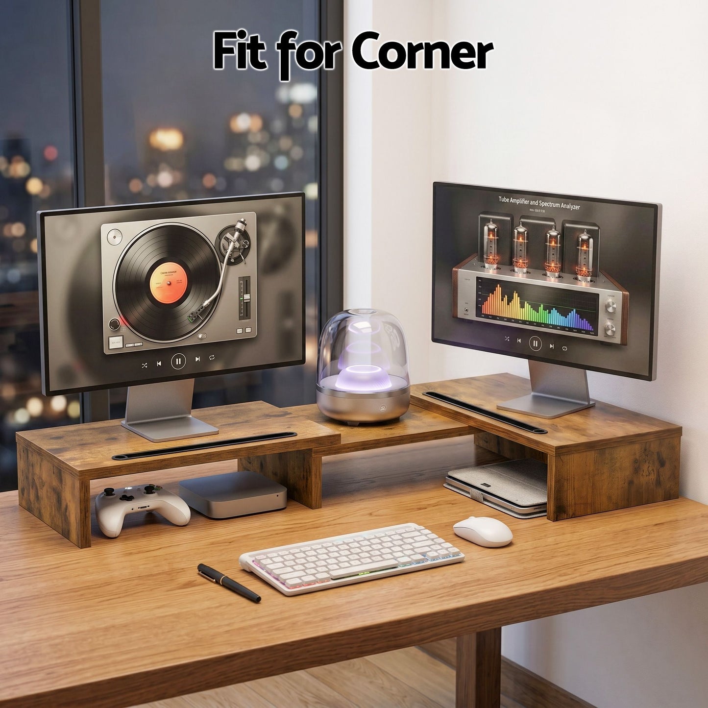 Artiss Dual Monitor Stand Riser