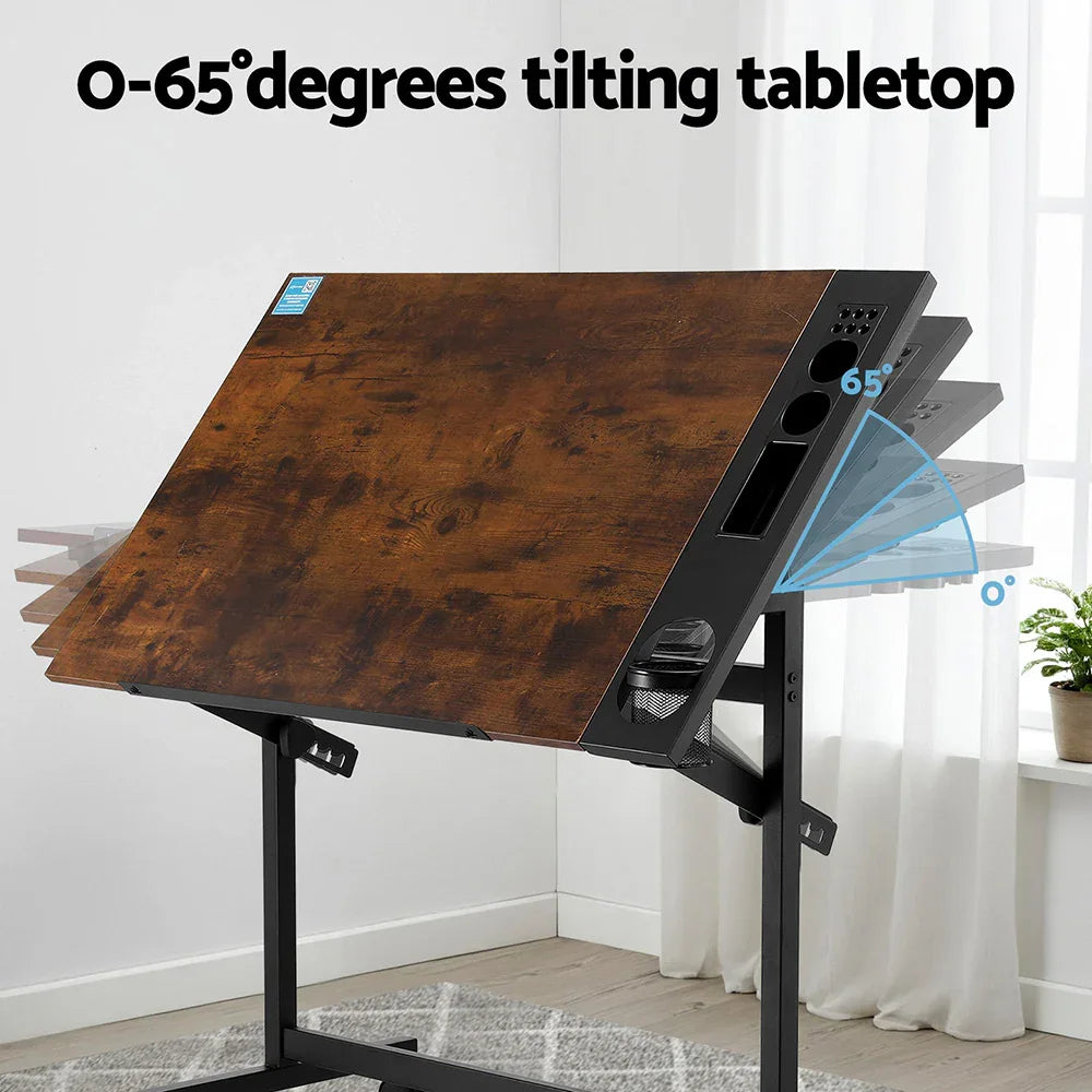 Artiss Drafting Table Drawing Desk Art Desk Multi-Functional Craft Drawing Table - Mekamart Australia