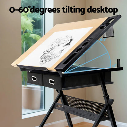 Artiss Drawing Desk Drafting Table - Mekamart Australia