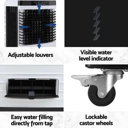 Devanti 60L Evaporative Air Cooler Conditioner - Mekamart Australia
