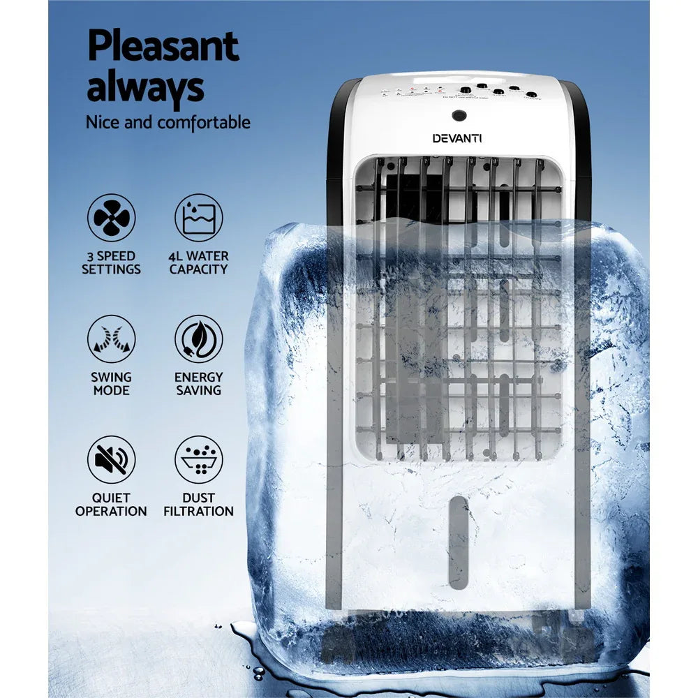 Devanti Evaporative Air Cooler Conditioner 4L - Mekamart Australia