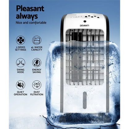 Devanti Evaporative Air Cooler Conditioner 4L - Mekamart Australia