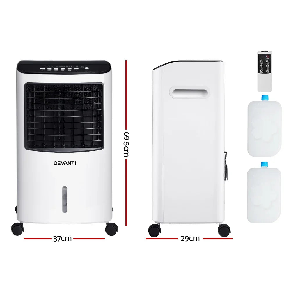 Devanti Evaporative Air Cooler Conditioner 8L - Mekamart Australia