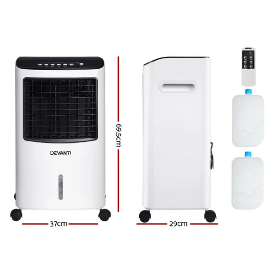 Devanti Evaporative Air Cooler Conditioner 8L - Mekamart Australia