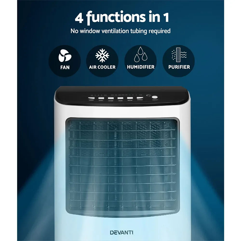 Devanti Evaporative Air Cooler Conditioner 8L - Mekamart Australia