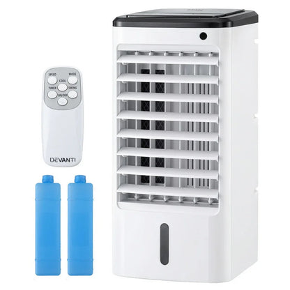 Devanti Evaporative Air Cooler Conditioner w/ Remote 4L - Mekamart Australia