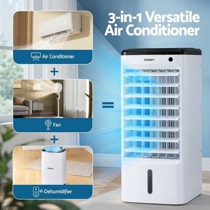 Devanti Evaporative Air Cooler Conditioner w/ Remote 4L - Mekamart Australia