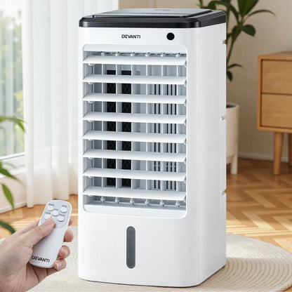 Devanti Evaporative Air Cooler Conditioner w/ Remote 4L - Mekamart Australia