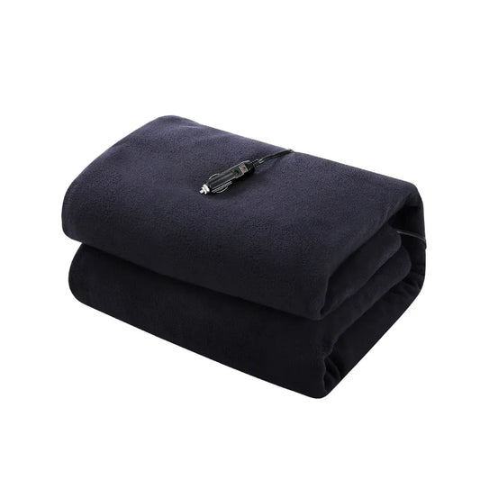 Giselle Electric Heated Blanket Car Truck Throw Rug Travel Camping 12V DC Aut - Mekamart Australia