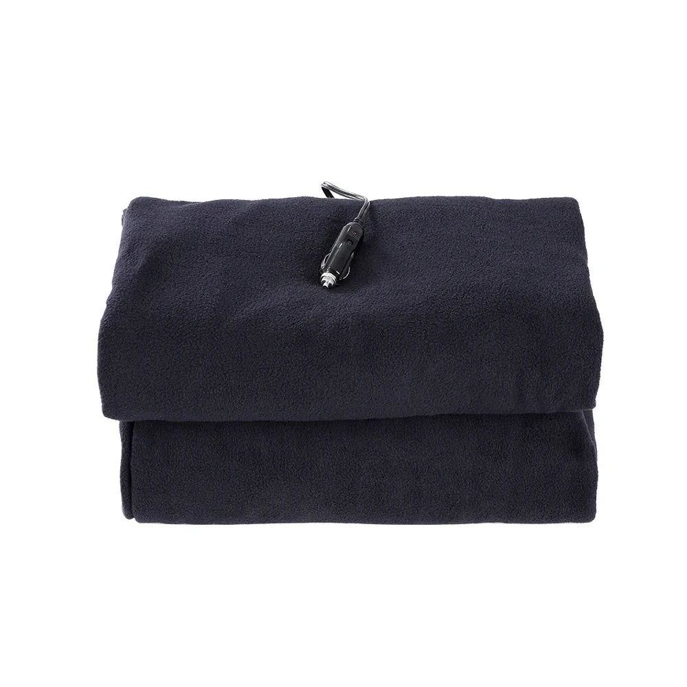 Giselle Electric Heated Blanket Car Truck Throw Rug Travel Camping 12V DC Aut - Mekamart Australia