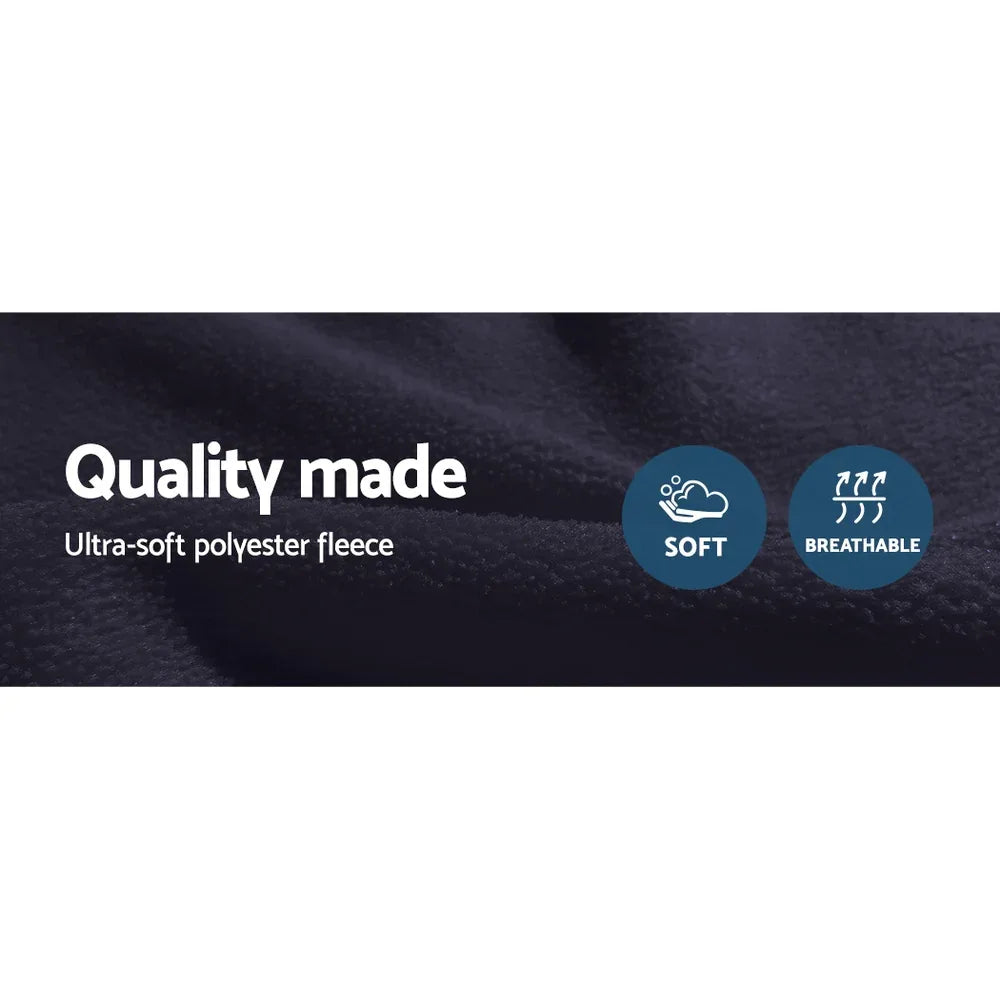 Giselle Electric Heated Blanket Car Truck Throw Rug Travel Camping 12V DC Aut - Mekamart Australia