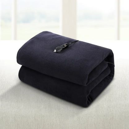 Giselle Electric Heated Blanket Car Truck Throw Rug Travel Camping 12V DC Aut - Mekamart Australia