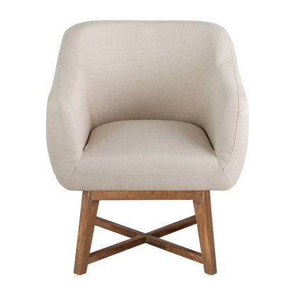 Artiss Armchair Tub Chair Beige Aston - Mekamart Australia