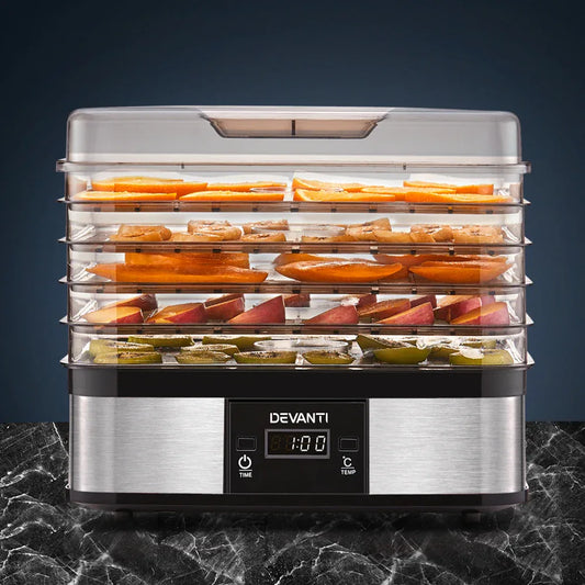 Devanti 5 Trays Food Dehydrator - Mekamart Australia