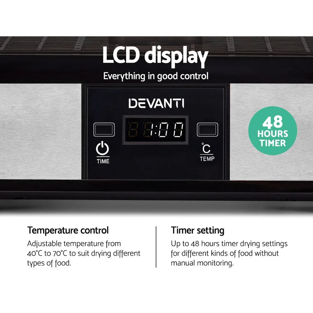 Devanti 5 Trays Food Dehydrator - Mekamart Australia