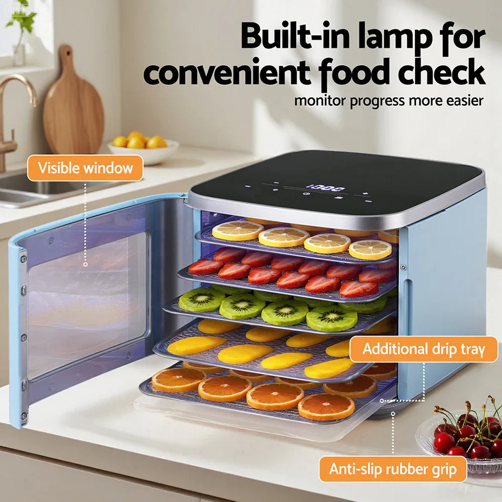 Devanti 5 Trays Food Dehydrator Mini Fruit Dryer 500W - Mekamart Australia