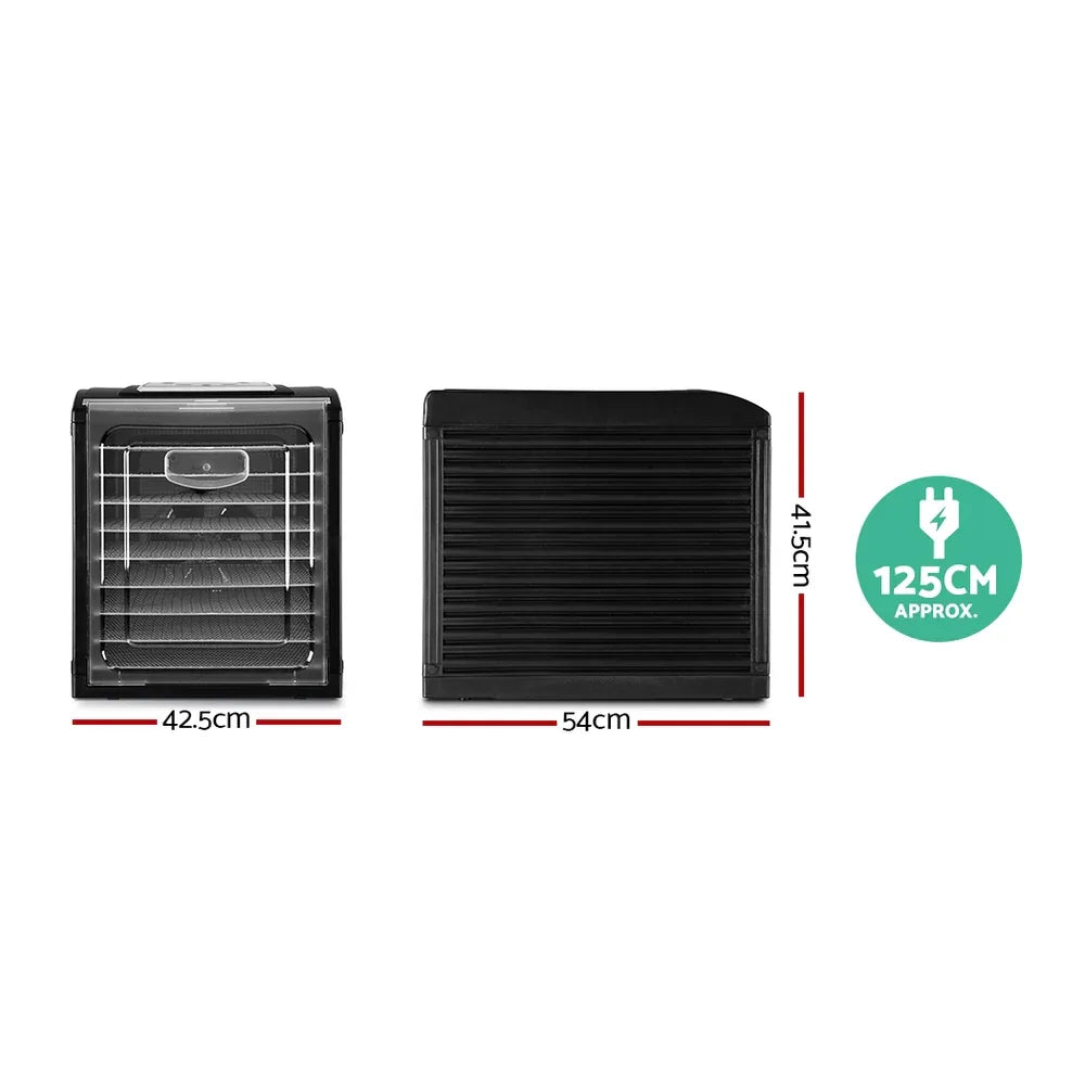 Devanti 9 Trays Food Dehydrator Stainless Steel Tray - Mekamart Australia