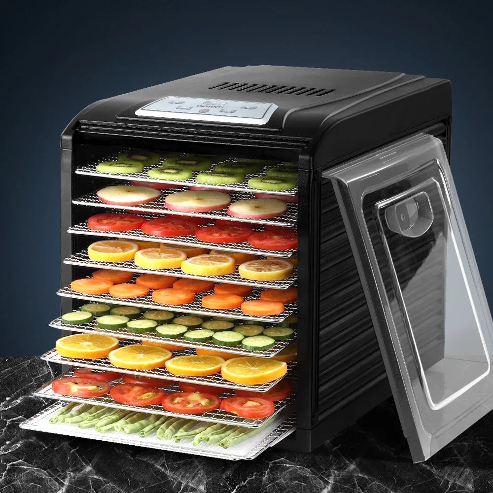Devanti 9 Trays Food Dehydrator Stainless Steel Tray - Mekamart Australia