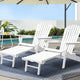Gardeon 2PC Adirondack Outdoor Chairs Wood Foldable Sun Lounge Patio Furniture - Mekamart Australia