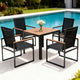 Gardeon 5PCS Outdoor Dining Set Table and Chairs Patio Garden Furniture Bistro Set - Mekamart Australia