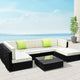 Gardeon 7-Piece Outdoor Sofa Set Wicker Couch Lounge Setting 6 Seater - Mekamart Australia