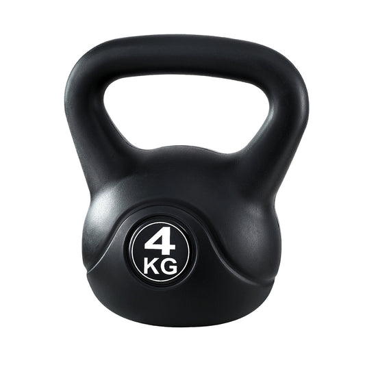 Everfit 4kg Kettlebell Set Weight Lifting Bench Dumbbells Kettle Bell Gym Home