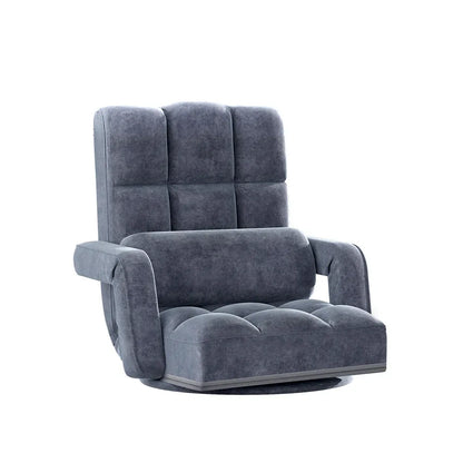 Artiss Floor Chair Lounge Sofa Swivel Charcoal - Mekamart Australia